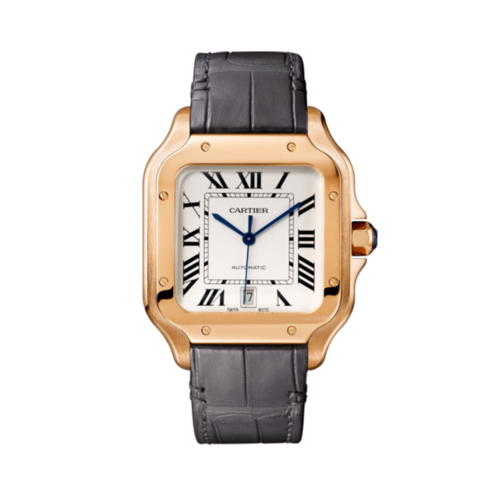 Santos de cartier rose gold sale